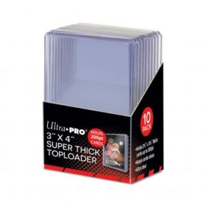 Plastový toploader Ultra Pro Super Thick 200pt. (10 ks balenie)
