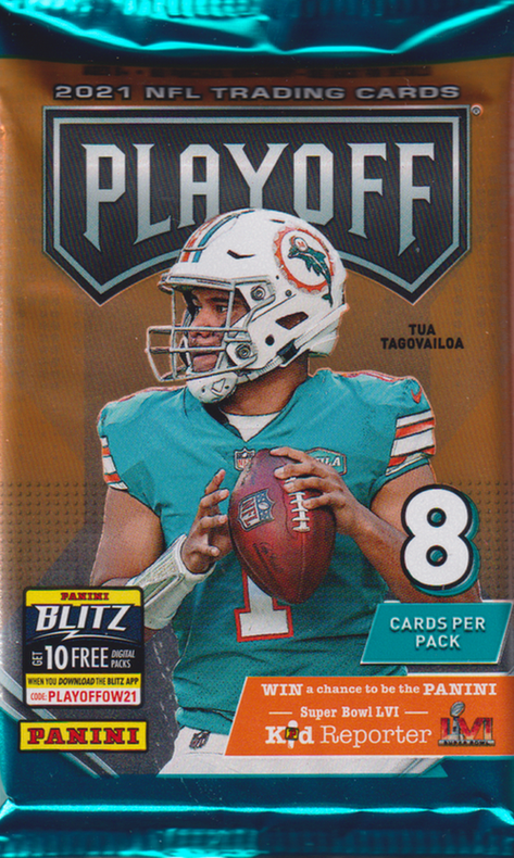 2021 Panini Playoff Football blaster balíček
