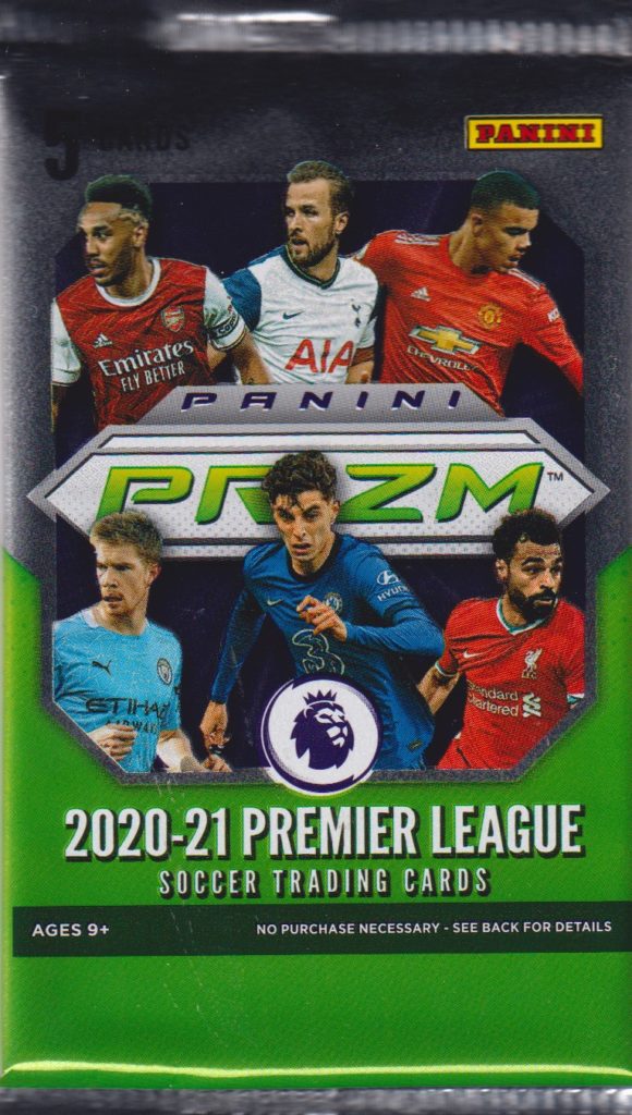 2020/21 Panini Prizm Premier League (Pink Ice Prizm) mega balíček
