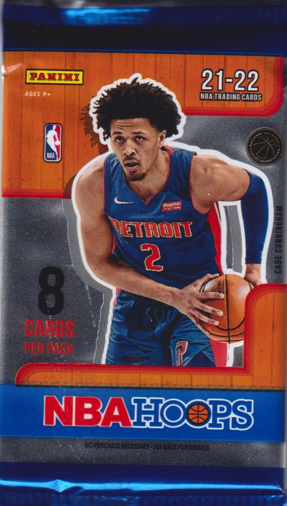 2021/22 Panini NBA Hoops basketbal blaster balíček