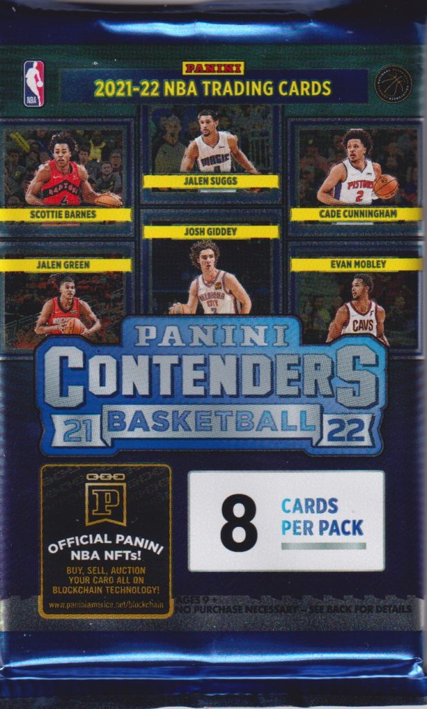 2021/22 Panini Contenders basketbal blaster balíček