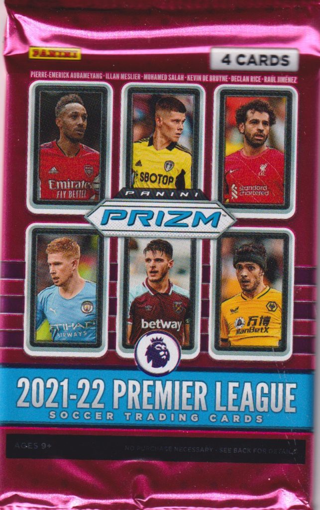 2021/22 Panini Prizm Premier League EPL Soccer blaster balíček