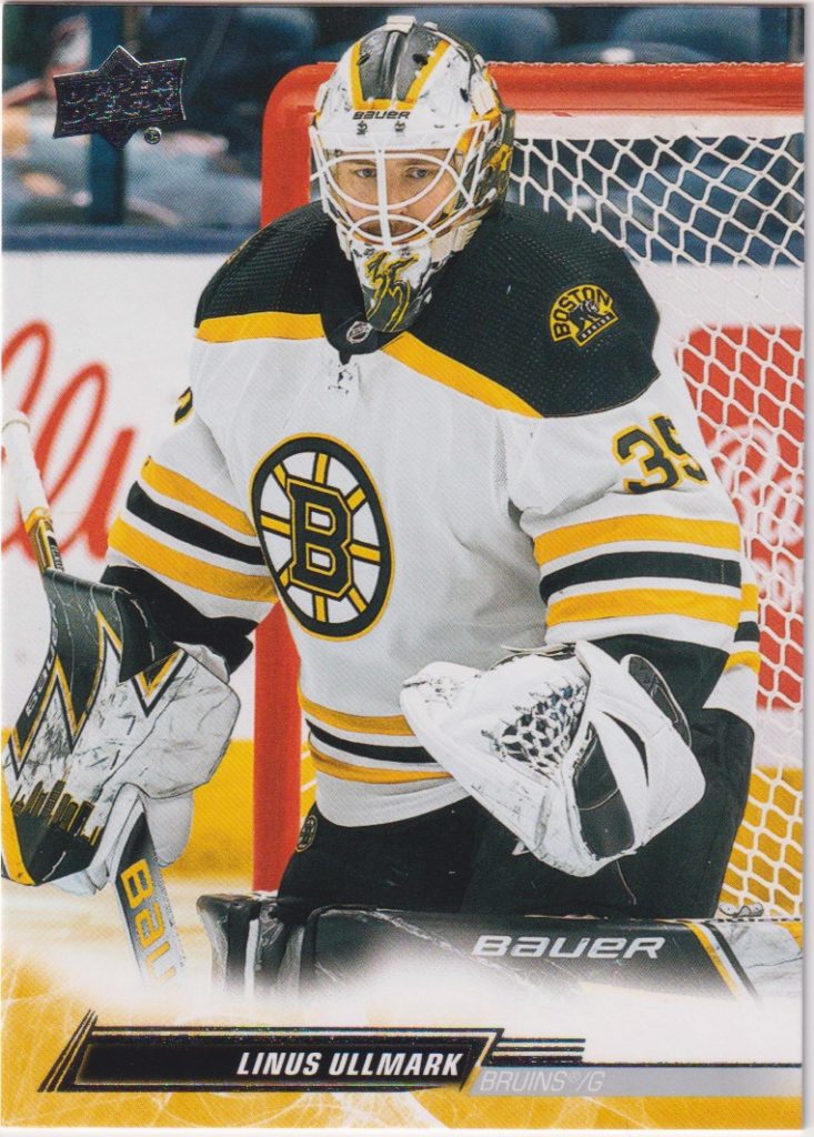 2022/23 Upper Deck Series 1 – L.Ullmark Bos 18