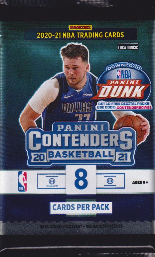 2020/21 Panini Contenders basketbal blaster balíček