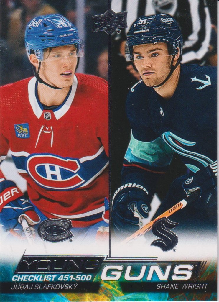 2022/23 Upper Deck Series 2 – J.Slafkovský, S.Wright 500