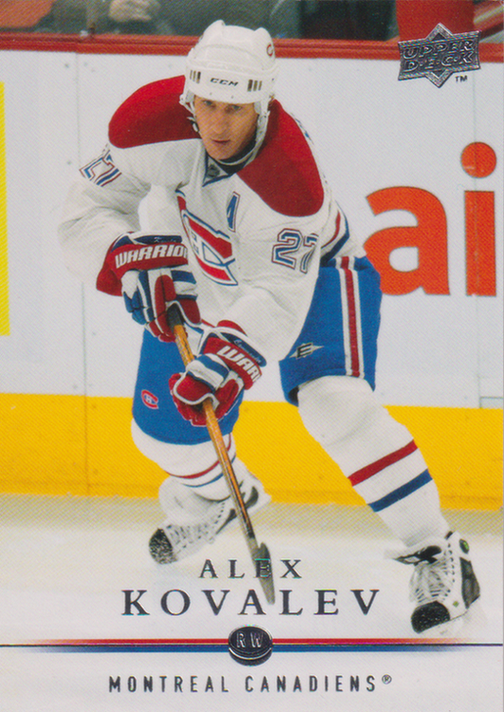 2008/09 Upper Deck 2 – A. Kovalev Mon 358
