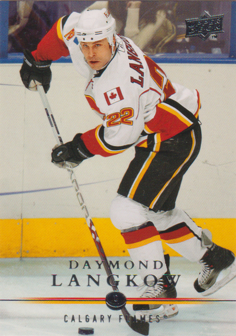 2008/09 Upper Deck 1 – D. Langkow Cal 168