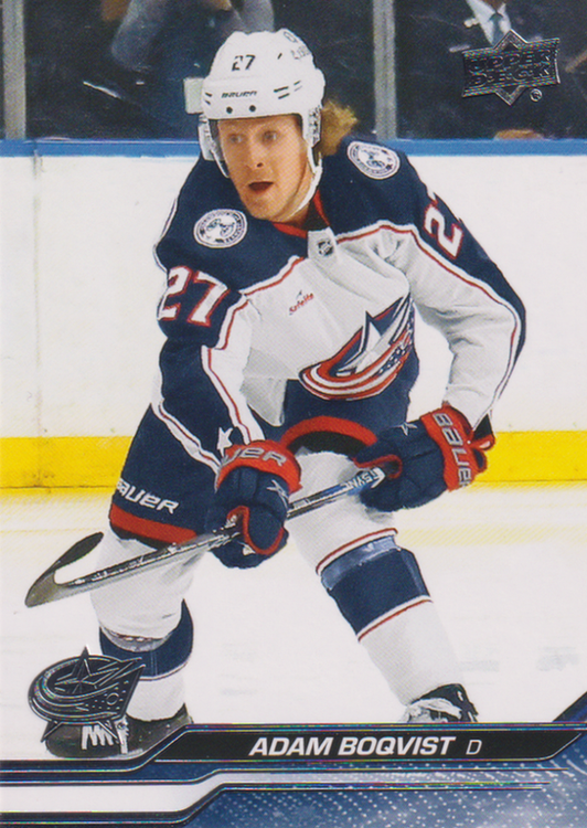 2023/24 Upper Deck Series 1 – A. Boqvist Cbs 52