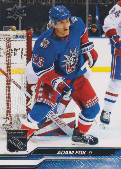2023/24 Upper Deck Series 1 – A. Fox Nyr 124