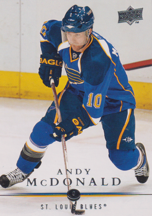 2008/09 Upper Deck 1 – A. McDonald Stl 33