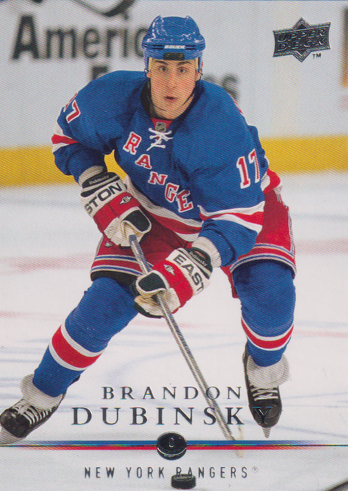2008/09 Upper Deck 1 – B. Dubinsky Nyr 72