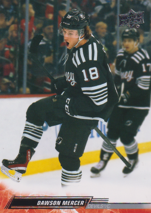 2022/23 Upper Deck Series 2 – D. Mercer Njd 356