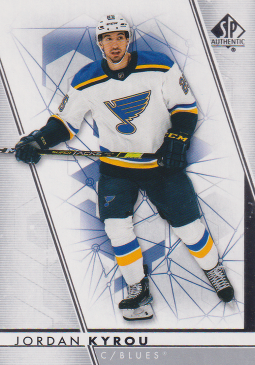 2022/23 SP Authentic – Jordan Kyrou St. Louis Blues 25