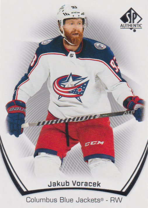 2021/22 SP Authentic – J. Voracek Cbs 30