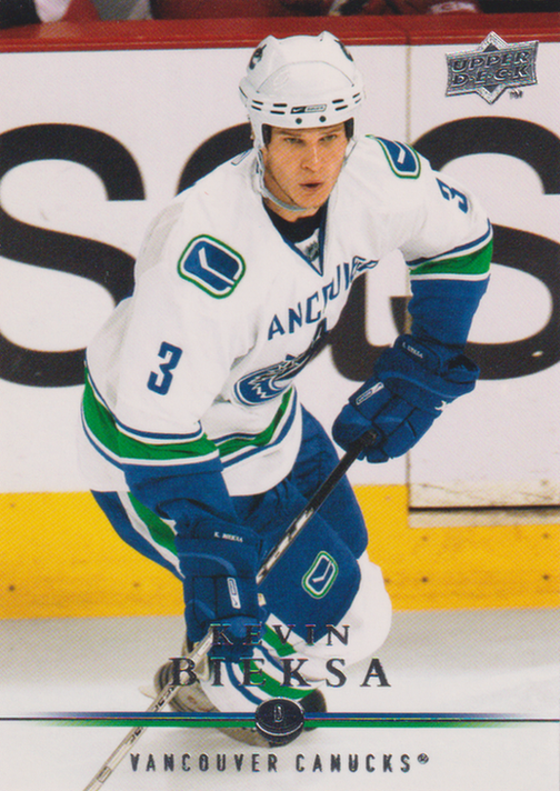 2008/09 Upper Deck 2 – K. Bieksa Van 438