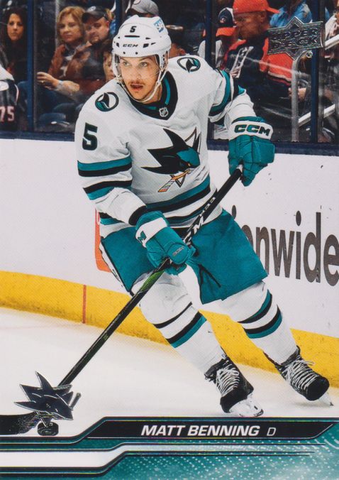 2023/24 Upper Deck Series 1 – M. Benning Sjs 148