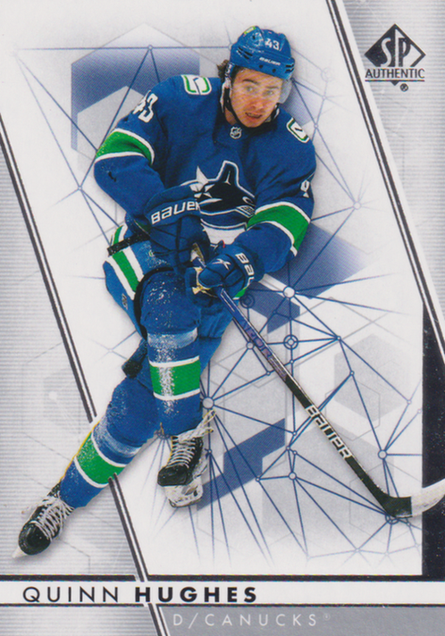2022/23 SP Authentic – Quinn Hughes Vancouver Canucks 43