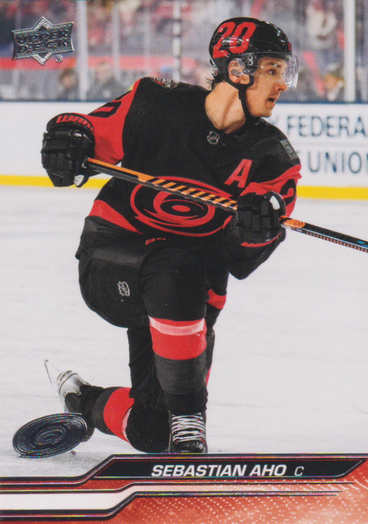 2023/24 Upper Deck Series 1 – S. Aho Car 30