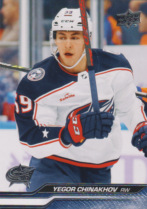 2023/24 Upper Deck Series 1 – Y. Chinakhov Cbs 54
