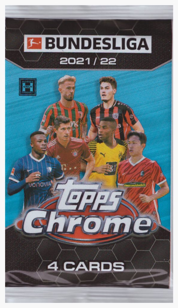 2021/22 Topps Chrome Bundesliga hobby balíček