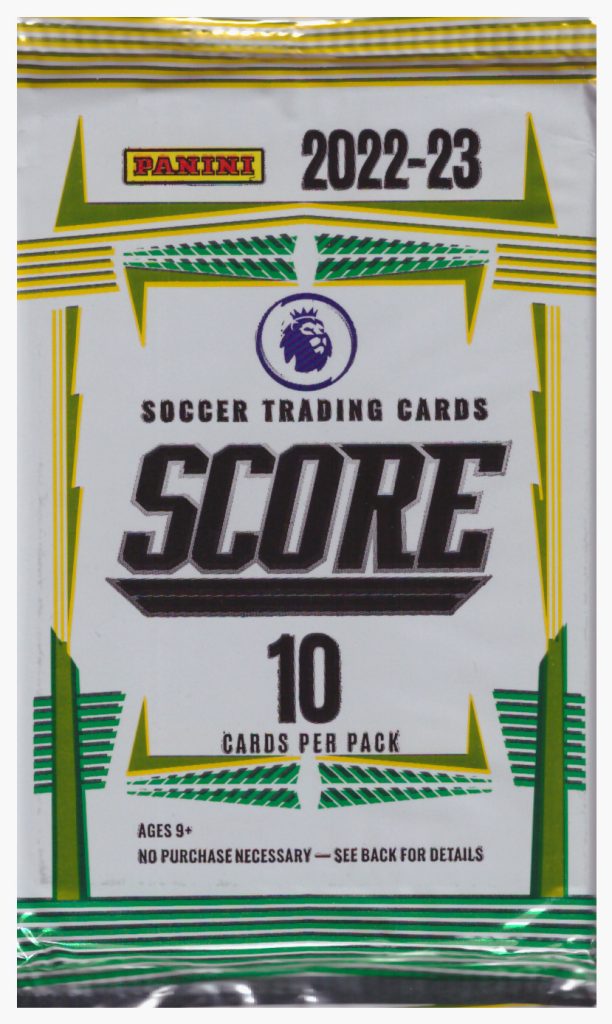 2022/23 Panini Score Premier League EPL retail balíček