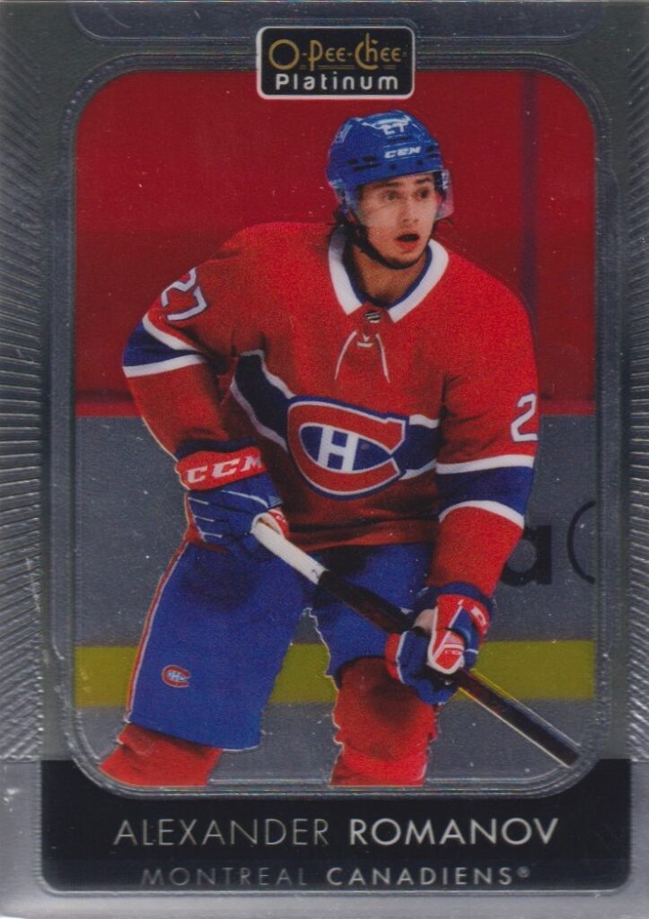 2021/22 O-Pee-Chee Platinum – A. Romanov Mon 85