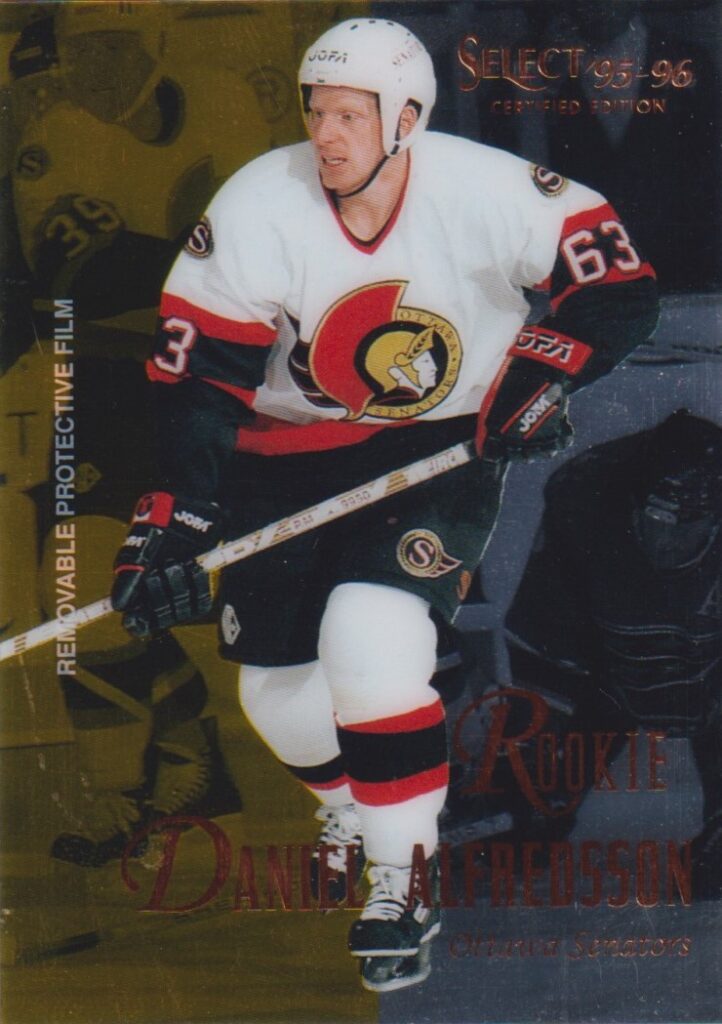 1995/96 Pinnacle Select Certified – D. Alfredsson Ott 122