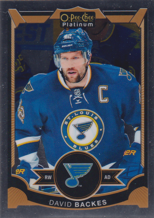 2015/16 O-Pee-Chee Platinum – D. Backes Stl 89