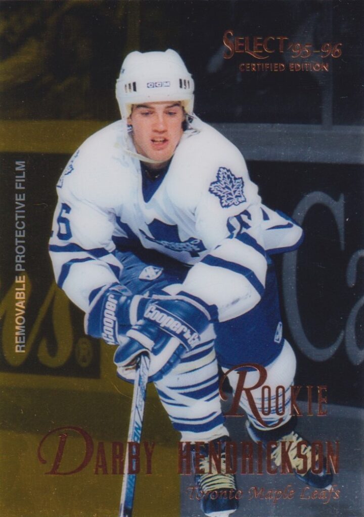 1995/96 Pinnacle Select Certified – D. Hendrickson Tor 142