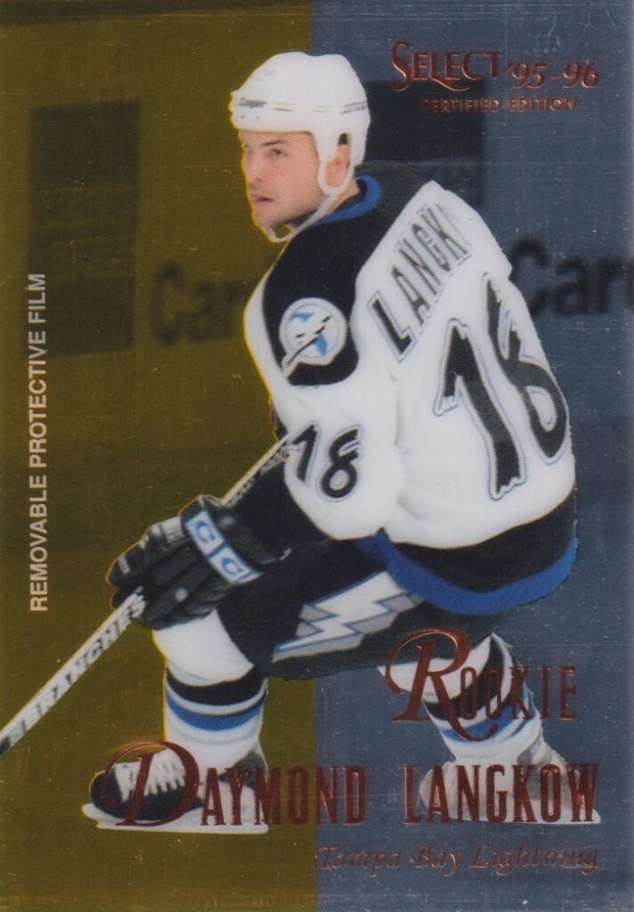1995/96 Pinnacle Select Certified – D. Langkow Tbl 124