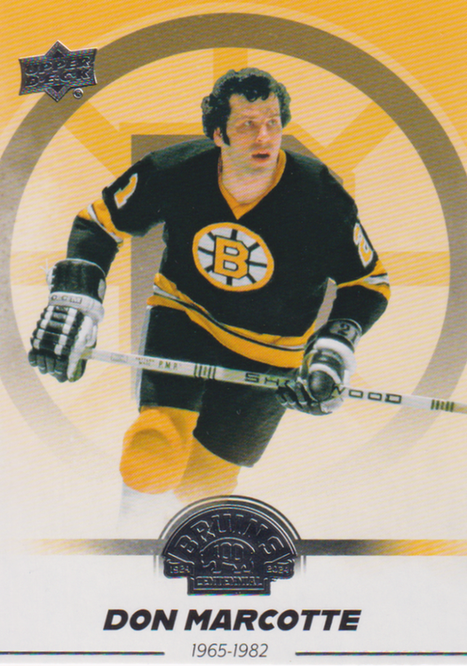 2023/24 Boston Bruins Centennial – D. Marcotte Bos 66