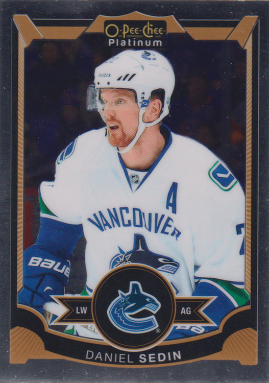 2015/16 O-Pee-Chee Platinum – D. Sedin Van 22
