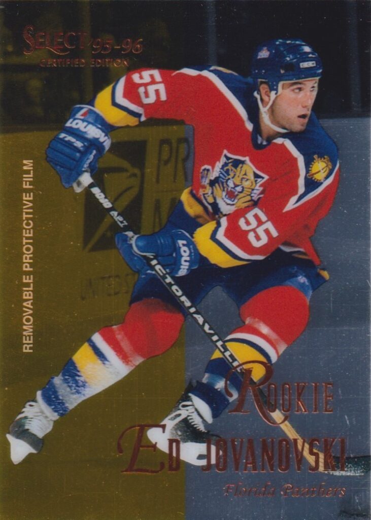 1995/96 Pinnacle Select Certified – E. Jovanovski Flo 137