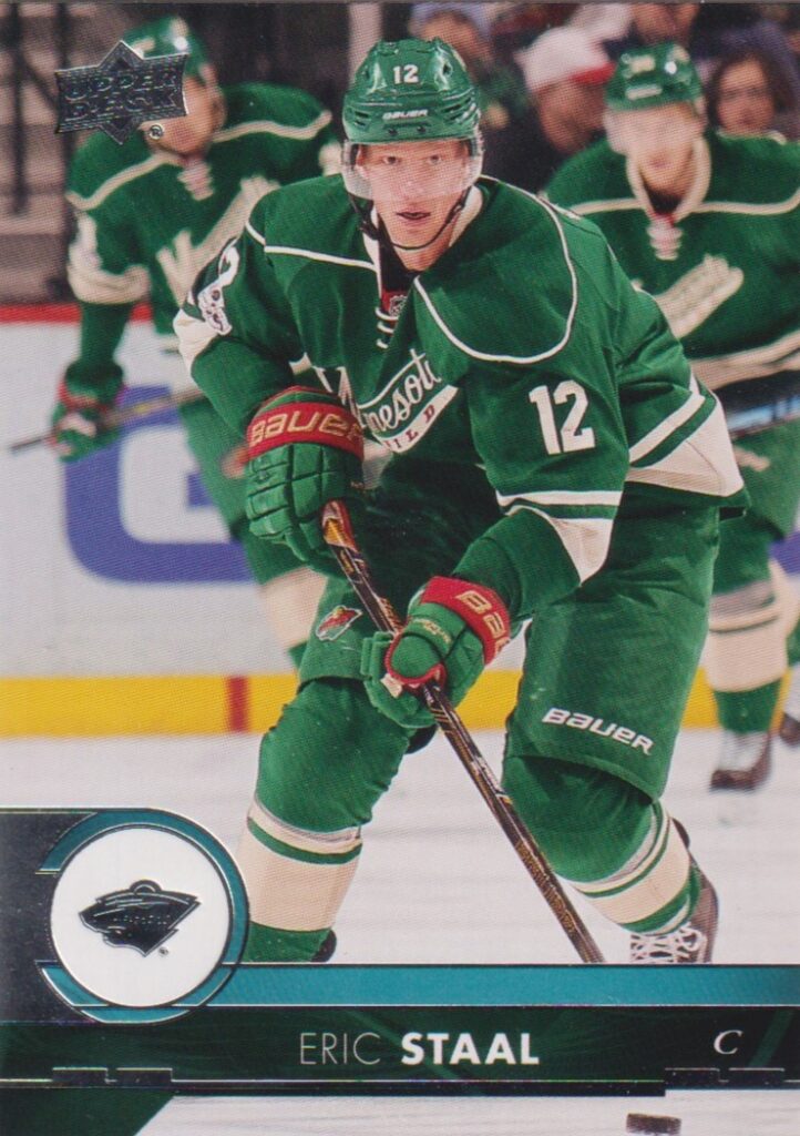 2017/18 Upper Deck 1 – E. Staal Min 94