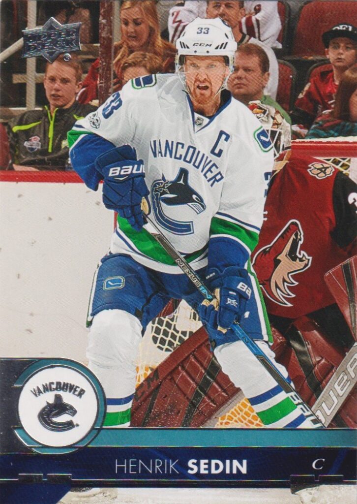 2017/18 Upper Deck 1 – H. Sedin Van 177