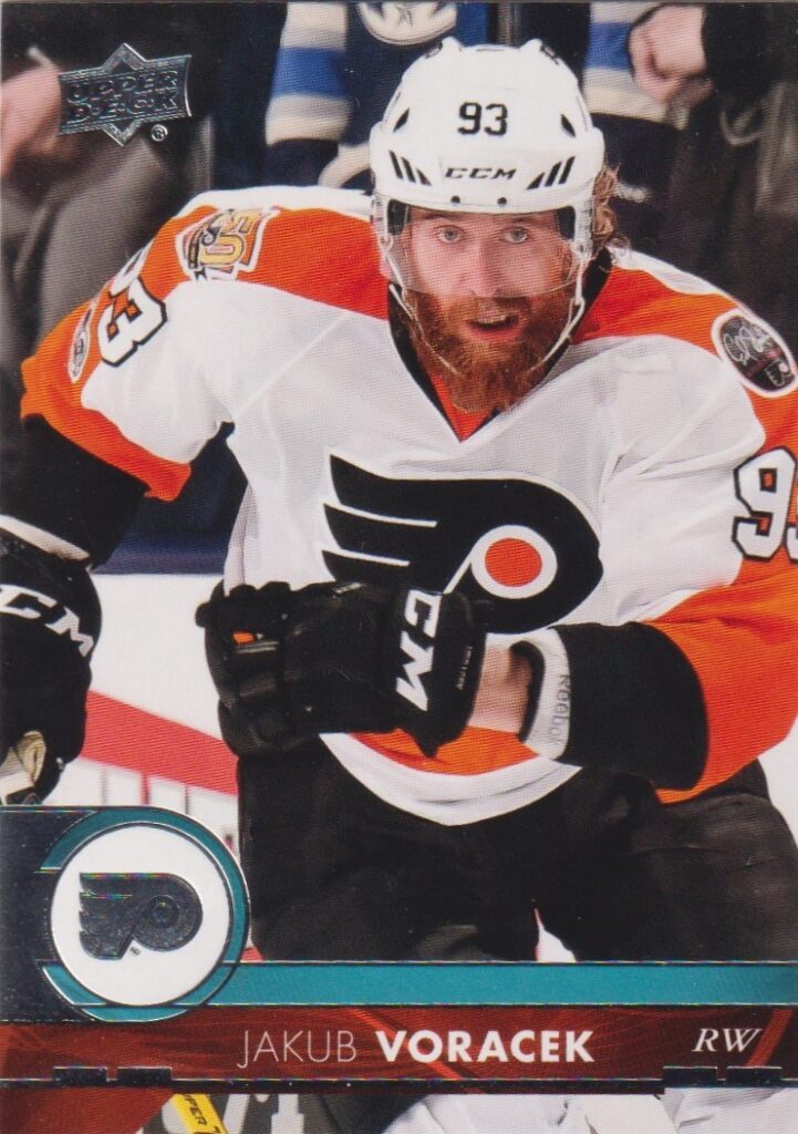 2017/18 Upper Deck 1 – J. Voracek Phi 142