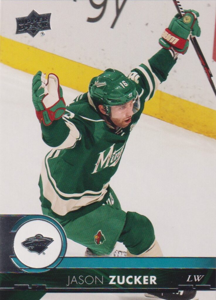 2017/18 Upper Deck 1 – J. Zucker Min 96