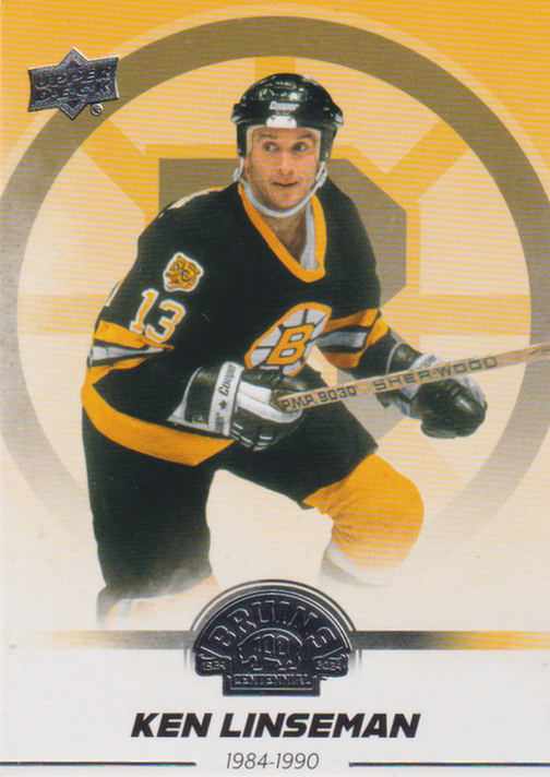 2023/24 Boston Bruins Centennial – K. Linseman Bos 6
