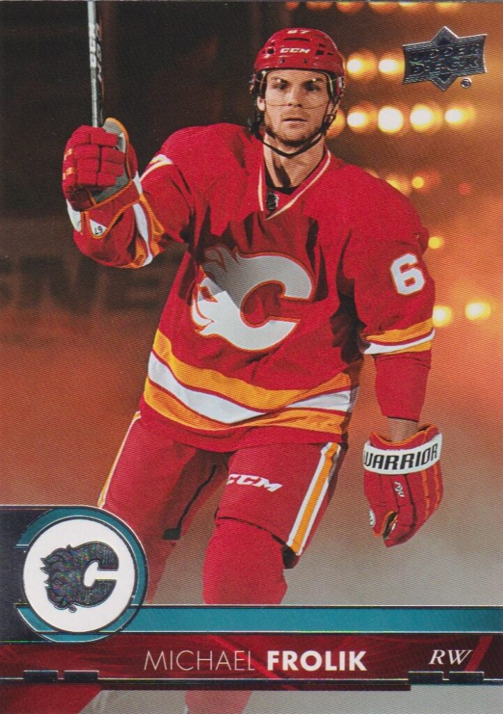 2017/18 Upper Deck 1 – M. Frolik Cal 27