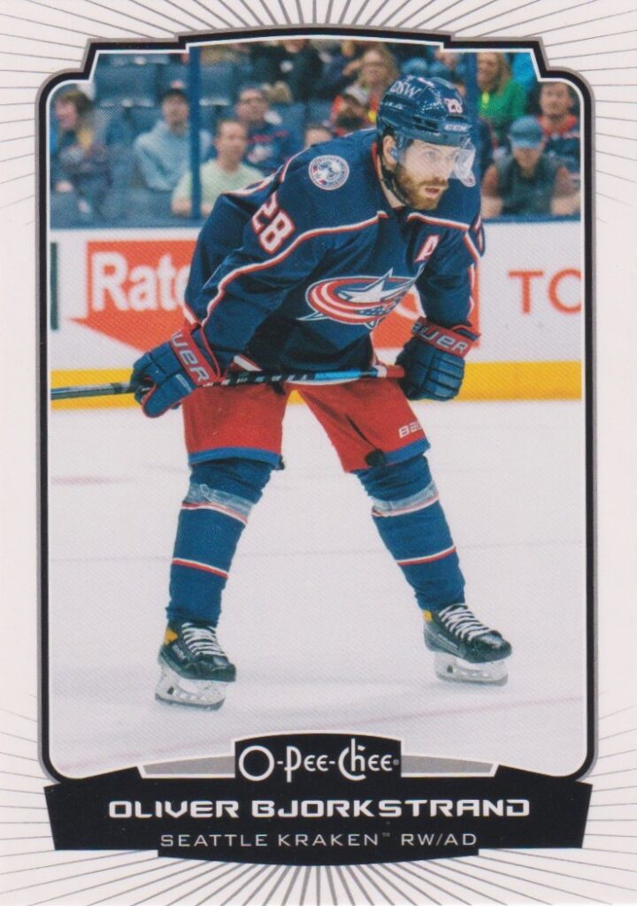 2022/23 O-Pee-Chee – O. Bjorkstrand Sea 107