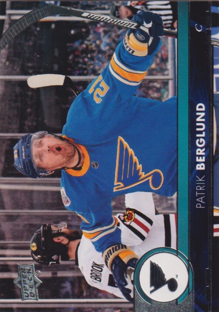 2017/18 Upper Deck 1 – Patrik Berglund St.Louis Blues 162