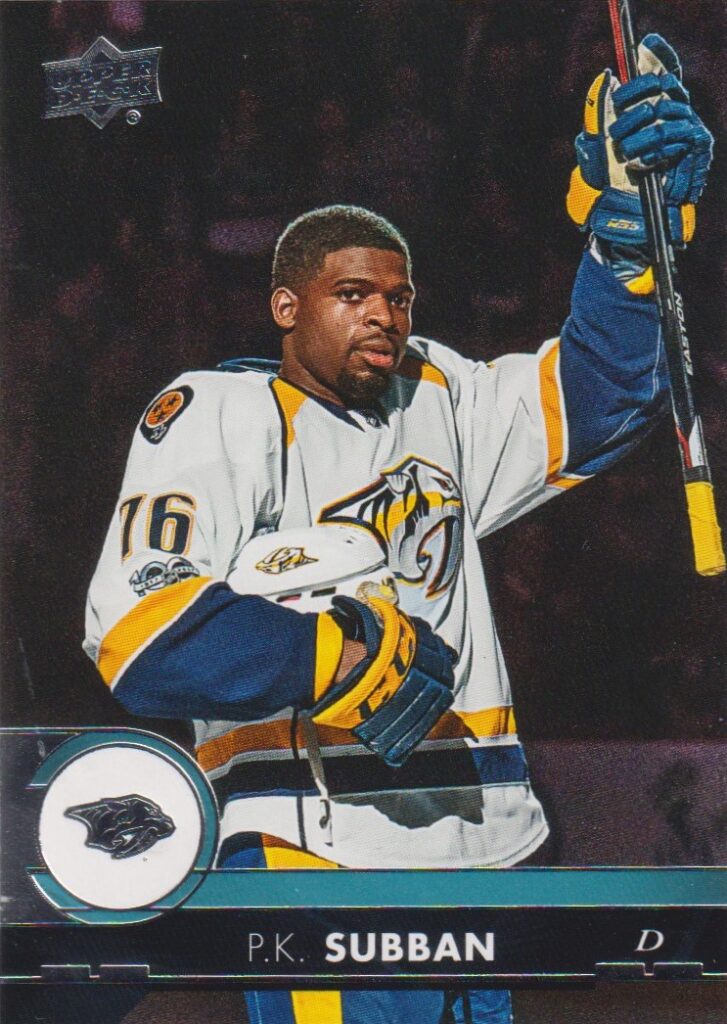 2017/18 Upper Deck 1 – P. K. Subban Nas 111