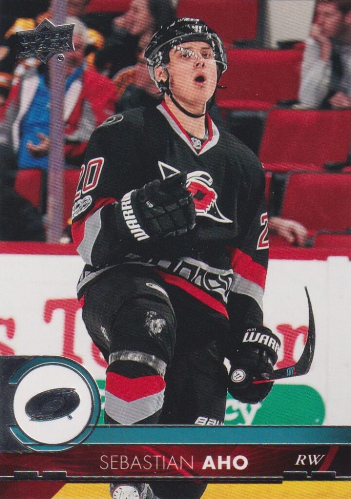 2017/18 Upper Deck 1 – S. Aho Car 36