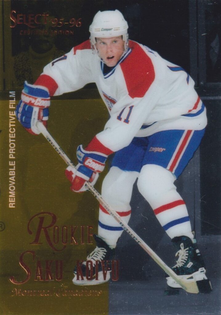 1995/96 Pinnacle Select Certified – S. Koivu Mon 117