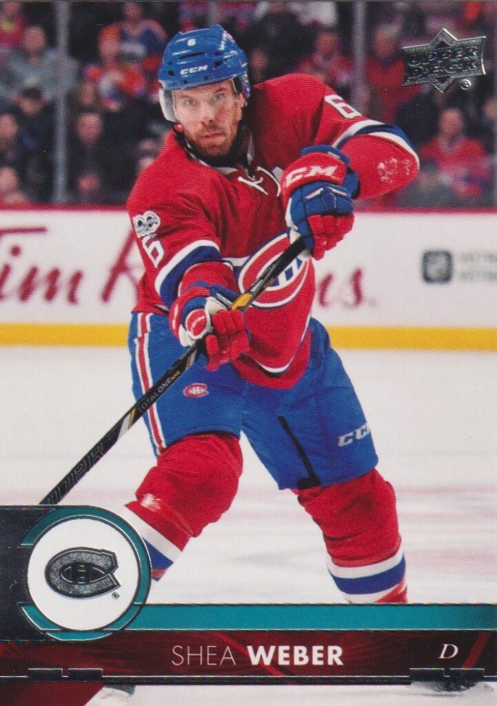 2017/18 Upper Deck 1 – S. Weber Mon 106