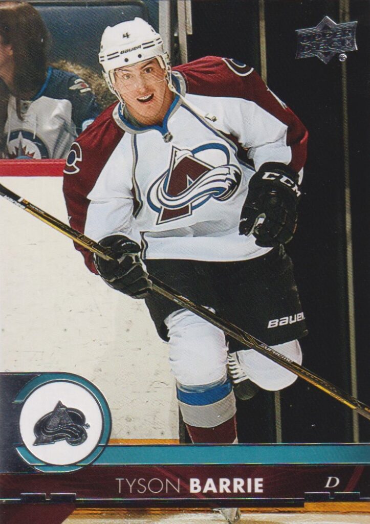 2017/18 Upper Deck 1 – Tyson Barrie Colorado Avalanche 49