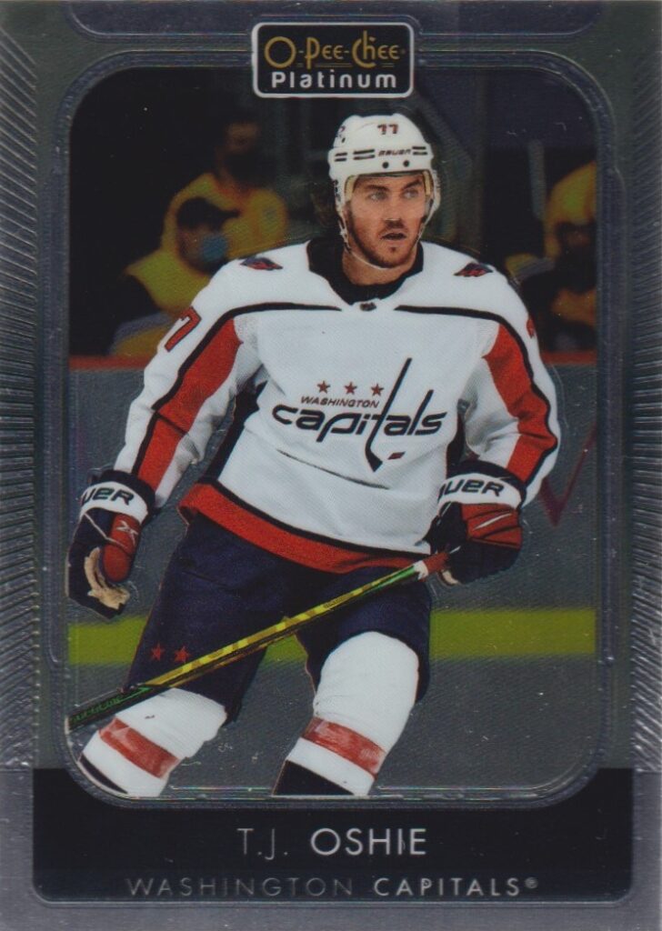 2021/22 O-Pee-Chee Platinum – T.J. Oshie Was 158