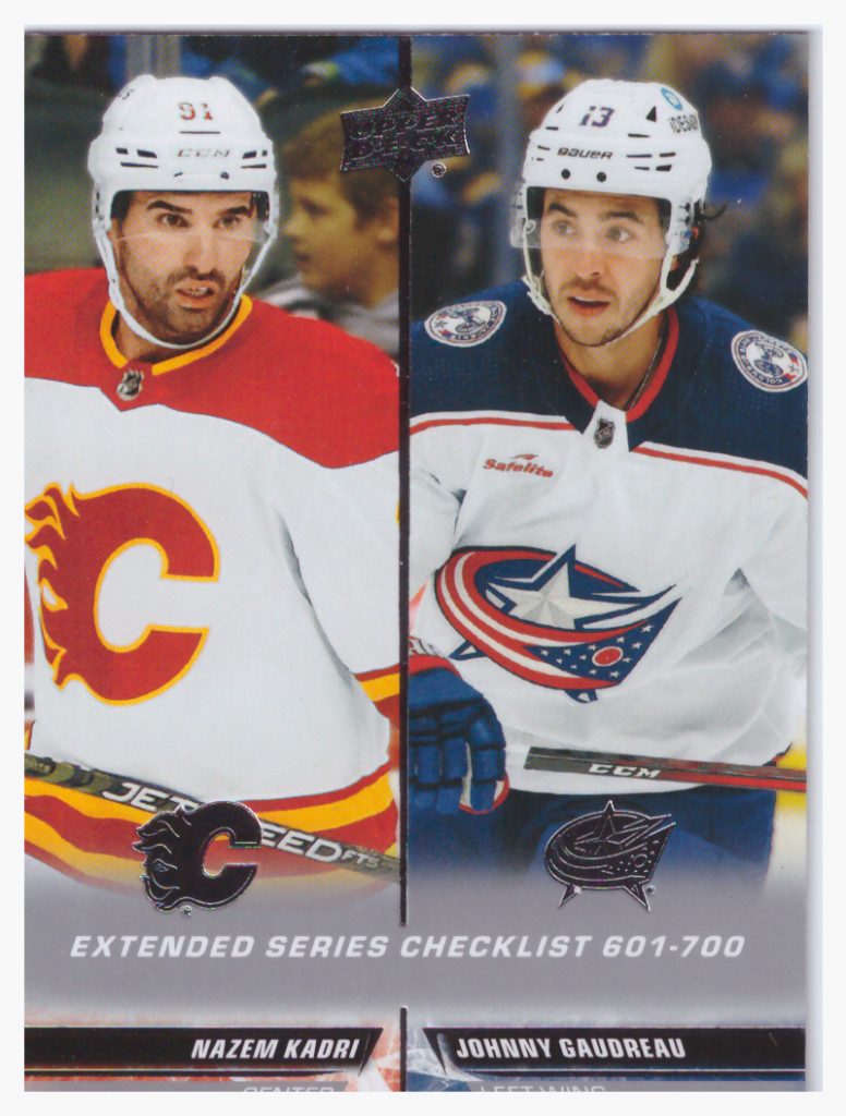 2022/23 UD Extended – N.Kadri, J.Gaudreau Cal,Cbs 700