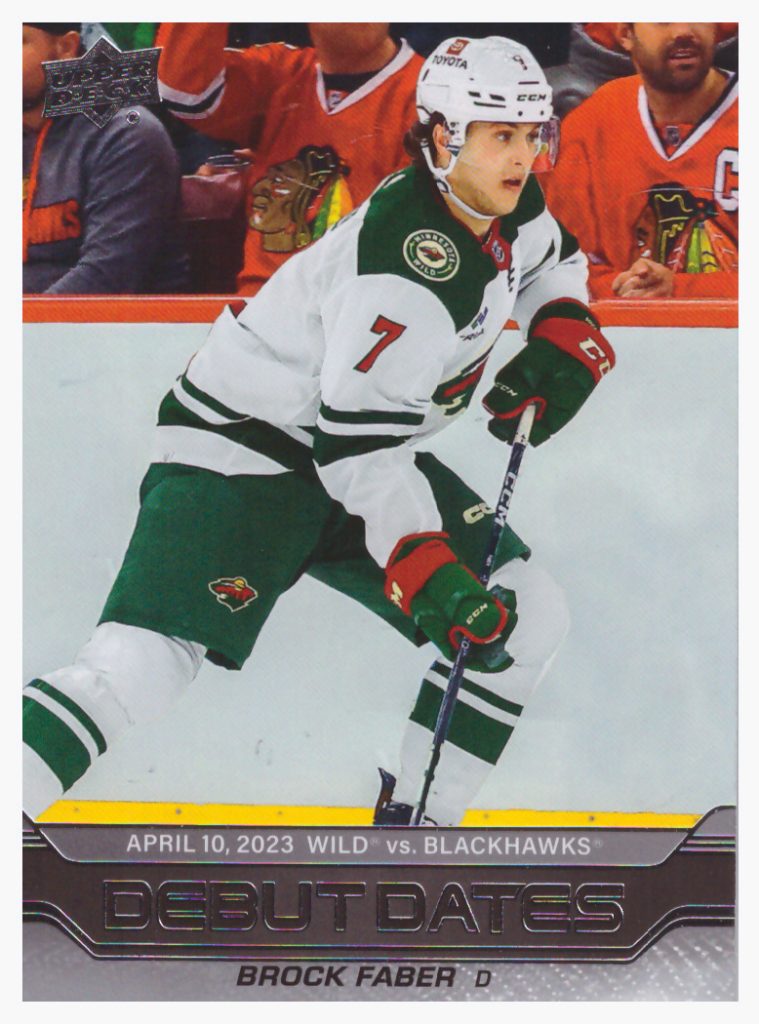2023/24 Upper Deck Series 1 – B.Faber Min DD-15