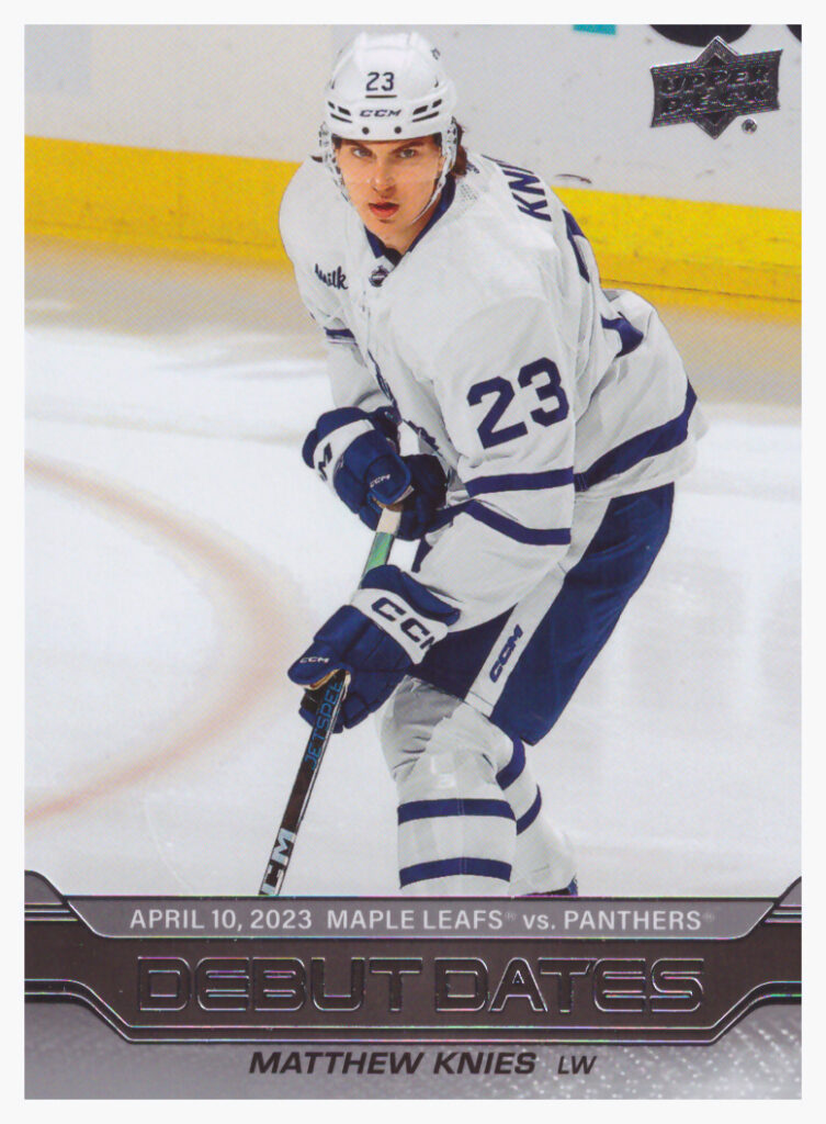 2023/24 Upper Deck Series 1 – M.Knies Tor DD-18